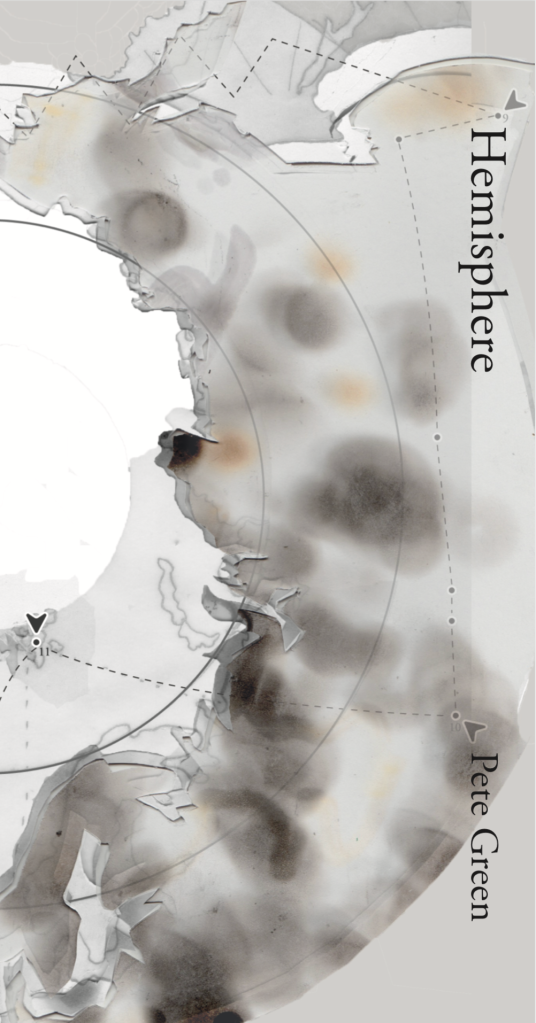 The cover of Hemisphere, an illustrated map